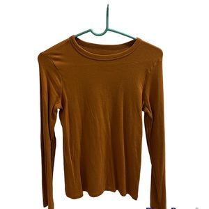 Target Mustard yellow long sleeve shirt